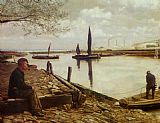 Snodland Ferry Kent by Charles Spencelayh